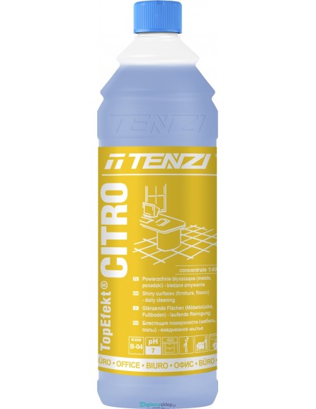 TENZI TOPEFEKT CITRO Bieżące mycie powierzchni błyszczących TENZI TOPEFEKT CITRO Bieżące mycie powierzchni błyszczących