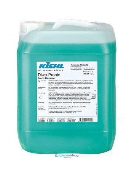 KIEHL DIWA-PRONTO Kwaśny płyn nabłyszczający do zmywarek KIEHL DIWA-PRONTO Kwaśny płyn nabłyszczający do zmywarek