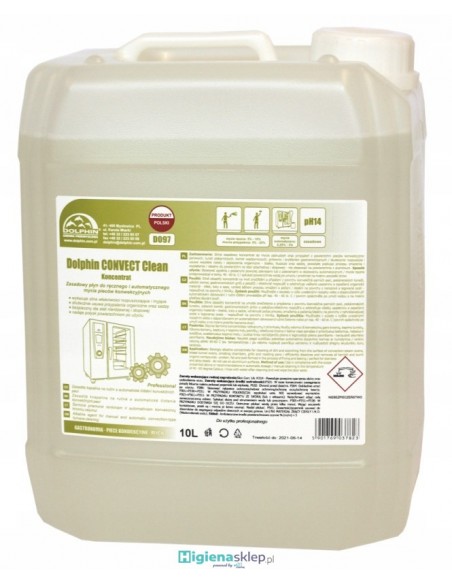 DOLPHIN CONVECT CLEAN Czyszczenie pieców konwekcyjno-parowych DOLPHIN CONVECT CLEAN Czyszczenie pieców konwekcyjno-parowych