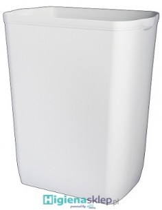 BIały kosz na śmieci 43L JM-METZGER 2