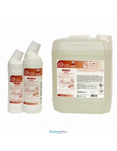 DOLPHIN SANI MAX GEL Koncentrat do mycia urządzeń sanitarnych DOLPHIN SANI MAX GEL Koncentrat do mycia urządzeń sanitarnych