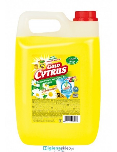 GOLD CYTRUS Płyn do mycia naczyń 5l GOLD CYTRUS Płyn do mycia naczyń 5l
