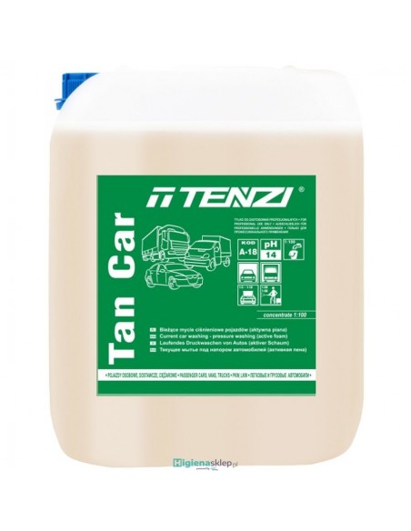 TENZI TAN CAR 10L Koncentrat Mycie karoserii pojazdow  aktywna piana TENZI TAN CAR 10L Koncentrat Mycie karoserii pojazdow  aktywna piana