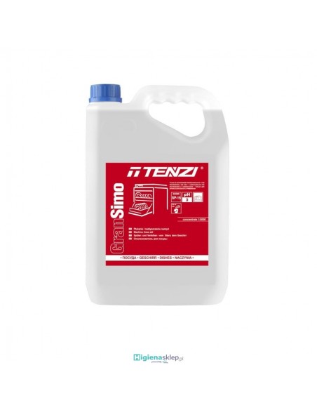 TENZI GRAN SIMO 5L Koncentrat Plukanie inablyszczanie naczyn TENZI GRAN SIMO 5L Koncentrat Plukanie inablyszczanie naczyn