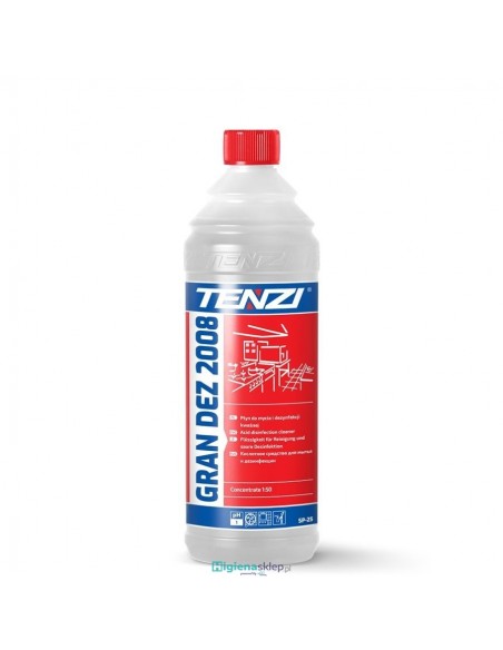 TENZI GRAN DEZ 2008 1L Koncentrat Mycie idezynfekcja kwasna TENZI GRAN DEZ 2008 1L Koncentrat Mycie idezynfekcja kwasna