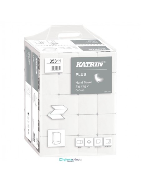 35311 KATRIN PLUS | Ręcznik składany 2-warstwowy, Handy Pack 35311 KATRIN PLUS | Ręcznik składany 2-warstwowy, Handy Pack
