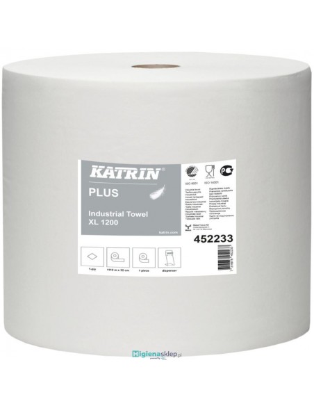 452233 KATRIN PLUS XL 1200 Czyściwo papierowe / 1 rolka 452233 KATRIN PLUS XL 1200 Czyściwo papierowe / 1 rolka