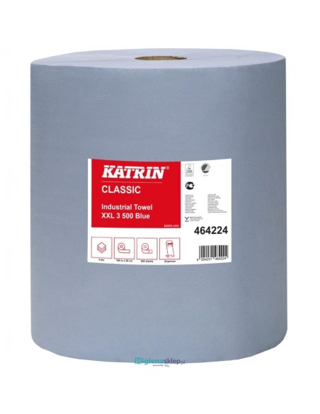 464224 KATRIN CLASSIC XXL 3 Blue Czyściwo papierowe / 2 rolki 464224 KATRIN CLASSIC XXL 3 Blue Czyściwo papierowe / 2 rolki