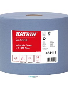 464118 KATRIN CLASSIC L 2 Blue Czyściwo papierowe / 2 rolki