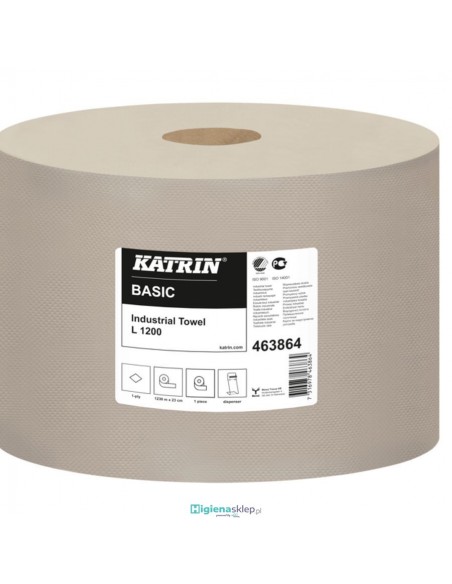 463864 KATRIN BASIC L 1200 Czyściwo papierowe / 1 rolka 463864 KATRIN BASIC L 1200 Czyściwo papierowe / 1 rolka