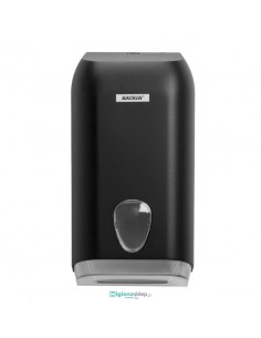 92605 KATRIN dozownik do papierów toaletowych składanych czarny