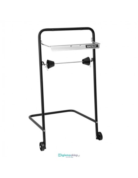 54909 KATRIN podłogowy dozownik do czyściw do rolki o szerokości 40 cm czarny 54909 KATRIN podłogowy dozownik do czyściw do rolki o szerokości 40 cm czarny