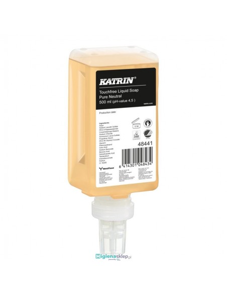 48441 KATRIN Pure Neutral Mydło w płynie do dozownika bezdotykowego 500 ml 48441 KATRIN Pure Neutral Mydło w płynie do dozownika bezdotykowego 500 ml