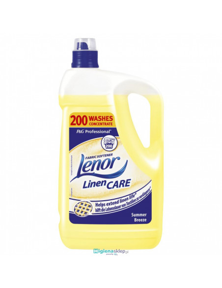 Lenor Professional Summer Breeze Płyn do płukania tkanin 5L Lenor Professional Summer Breeze Płyn do płukania tkanin 5L