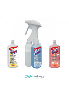 Zestaw czyszczący DUAL CLEAN 3w1 z kompletem 3 wkładów OFFICE, SANITARY & KITCHEN