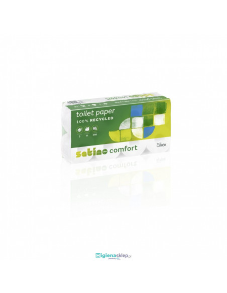 Papier toaletowy Satino comfort 8x250 3p by WEPA