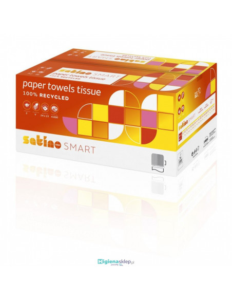 Papier do ręczników Format Tissue składany w formacie V 24x22  kompatybilny z PT3 oraz PT4