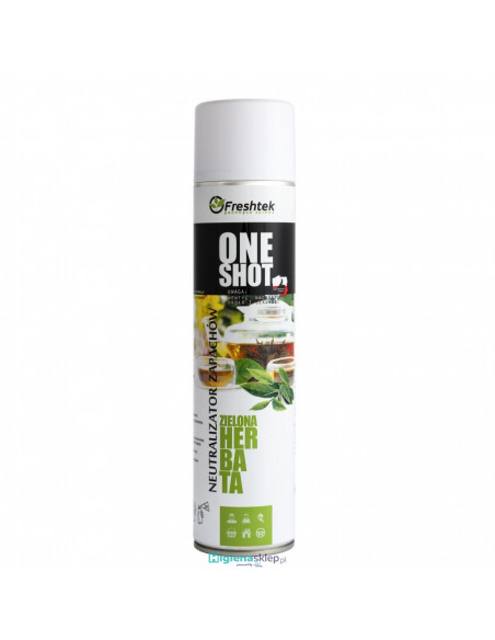 FRESHTEK NEUTRALIZATOR ONE SHOT ZIELONA HERBATA 600 ml FRESHTEK NEUTRALIZATOR ONE SHOT ZIELONA HERBATA 600 ml
