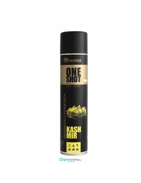 FRESHTEK ODŚWIEŻACZ POWIETRZA ONE SHOT PREMIUM LINE KASHMIR 600 ml FRESHTEK ODŚWIEŻACZ POWIETRZA ONE SHOT PREMIUM LINE KASHMIR 600 ml