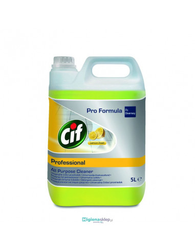 Cif Professional All Purpose Cleaner Lemon Fresh płyn do mycia podłóg 5L