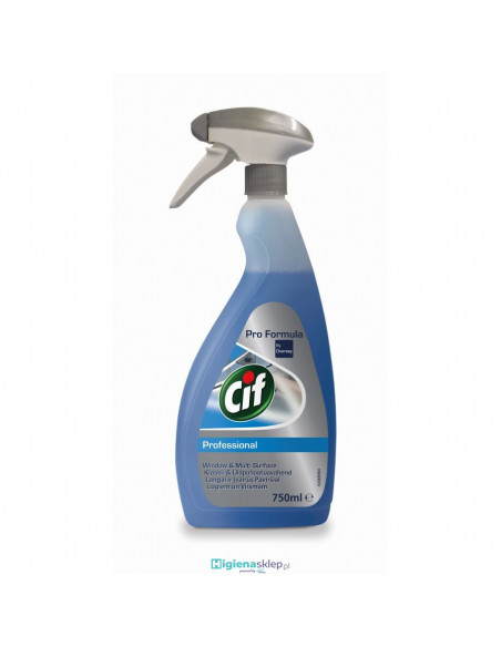 Cif Glass & Multisurface Cleaner płyn do mycia szyb 750 ml Cif Glass & Multisurface Cleaner płyn do mycia szyb 750 ml