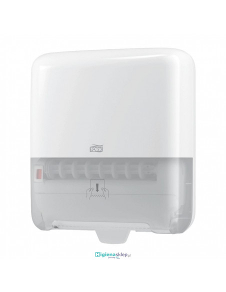 Tork Matic® dozownik do ręczników w roli, biały Tork Matic® dozownik do ręczników w roli, biały