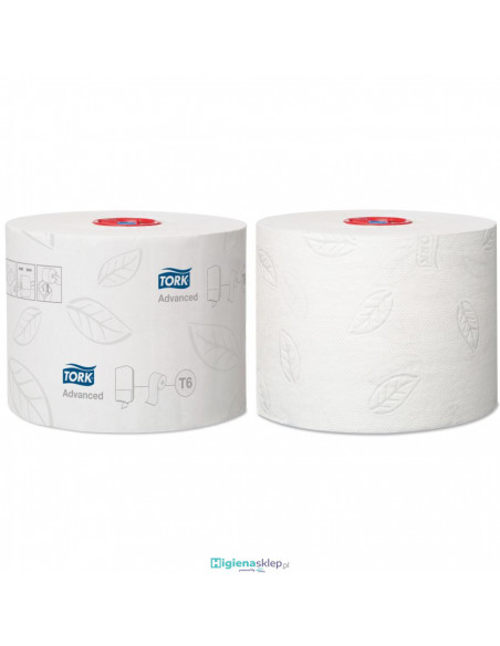 Tork Mid-size papier toaletowy, 2-warstwowy Tork Mid-size papier toaletowy, 2-warstwowy