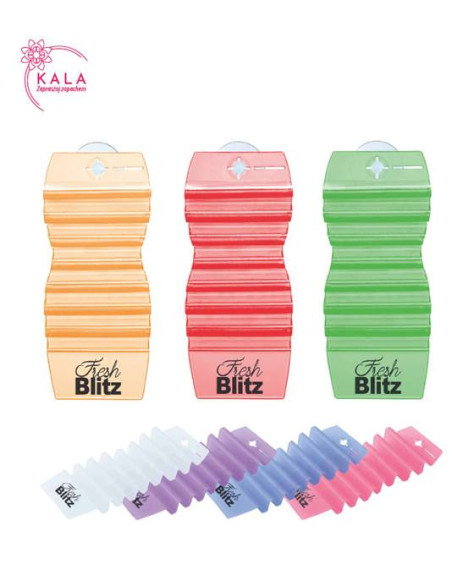 KALA Fresh Blitz Hang Tag żelowa zawieszka zapachowa z przyssawką KALA Fresh Blitz Hang Tag żelowa zawieszka zapachowa z przyssawką