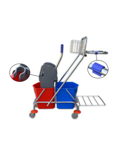 Wózek do sprzątania S6 2×15 litrów 2