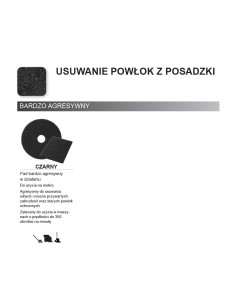 Czarny pad o bardzo agresywnym działaniu 2