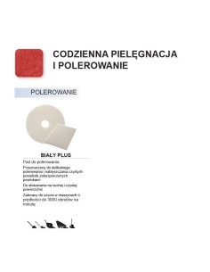 Biały pad polerujący 2