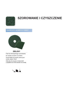 Zielony pad do intensywnego szorowania 2