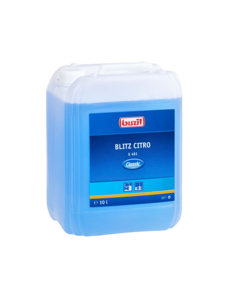 Buzil G481 Blitz Citro - Uniwersalny środek czyszczący na bazie alkoholu o zapachu cytrynowym Buzil G481 Blitz Citro - Uniwersalny środek czyszczący na bazie alkoholu o zapachu cytrynowym