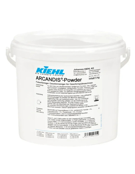 KIEHL ARCANDIS POWDER Proszek do mycia naczyń w zmywarkach KIEHL ARCANDIS POWDER Proszek do mycia naczyń w zmywarkach
