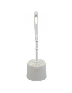 Szczotka WC komplet biała