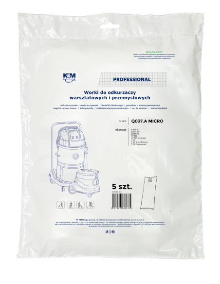 Worki do odkurzacza K&M Q037A MICRO FIZELINA