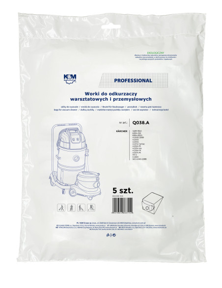 Worki do odkurzacza K&M Q038A PAPIER