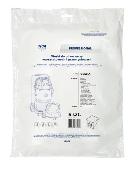 Worki do odkurzacza K&M Q059A PAPIER Worki do odkurzacza K&M Q059A PAPIER