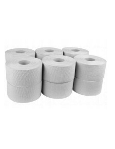 Papier toaletowy Jumbo 18 szary makulatura 1W 100m A12