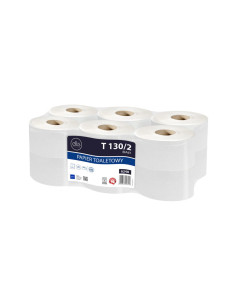 Papier Toaletowy Lamix Professional 130/2 Papier Jumbo Biały