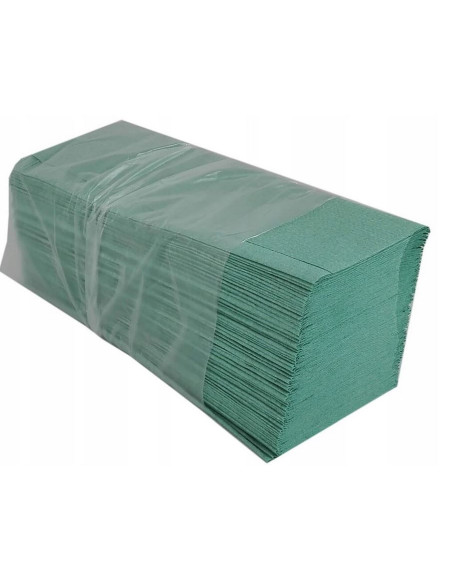 Ręcznik składany ZZ V Zielony Premium 4000 25x23