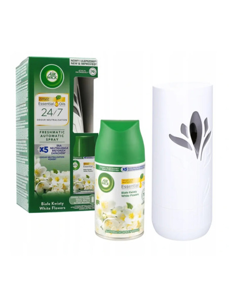 Air Wick Freshmatic zestaw urządzenie + zapas 250ML (MIX) Air Wick Freshmatic zestaw urządzenie + zapas 250ML (MIX)