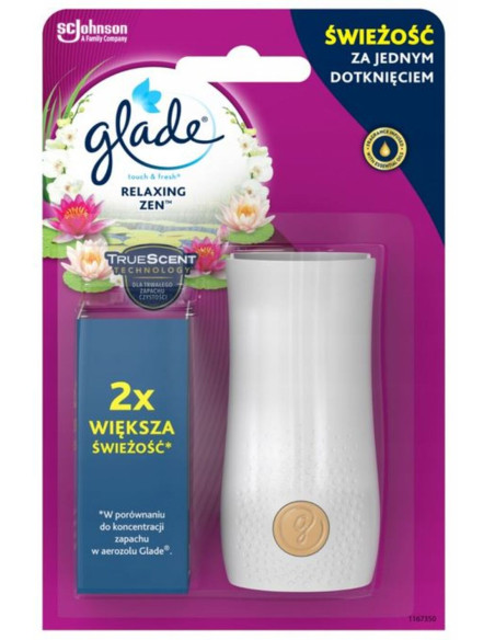 GLADE TOUCH urządzenie + odświeżacz powietrza 2 x 10 ml MIX