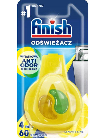 Finish odświeżacz do zmywarki cytryna 4ml Finish odświeżacz do zmywarki cytryna 4ml