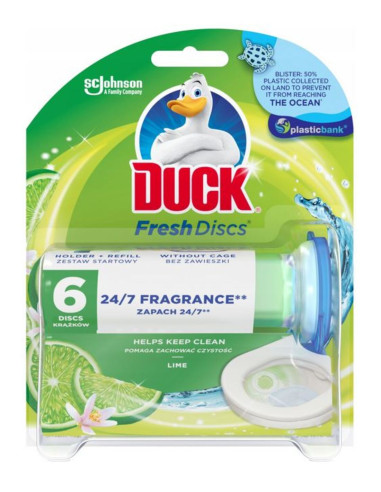 Krążek WC żel duck komplet MIX