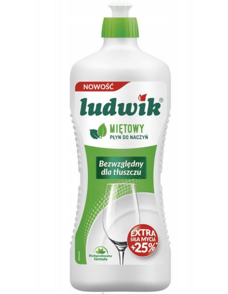 Płyn do mycia naczyń Ludwik miętowy Płyn do mycia naczyń Ludwik miętowy