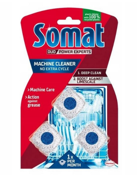 Somat Machine Cleaner Czyścik do Zmywarki A3 (3X20g)- 3 szt Somat Machine Cleaner Czyścik do Zmywarki A3 (3X20g)- 3 szt