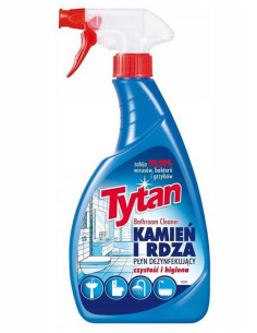 Tytan Płyn do Czyszczenia i Dezynfekcji Łazienki Kamień i Rdza Spray 500ml