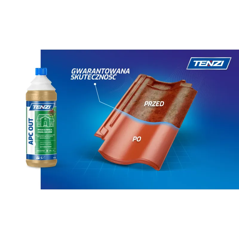 TENZI APC OUT Powierzchnie zewnętrzne, doczyszczanie silnych zabrudzeń
