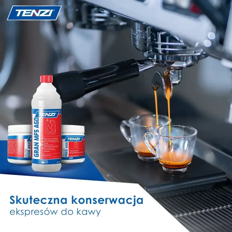 TENZI GRAN MFS AGD 1L Koncentrat Czyszczenie toru spienienia mleka